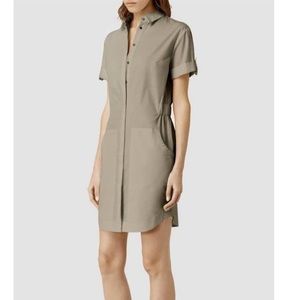 New All Saints shirt dress